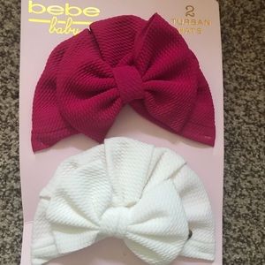 Bebe Baby turban hats -New